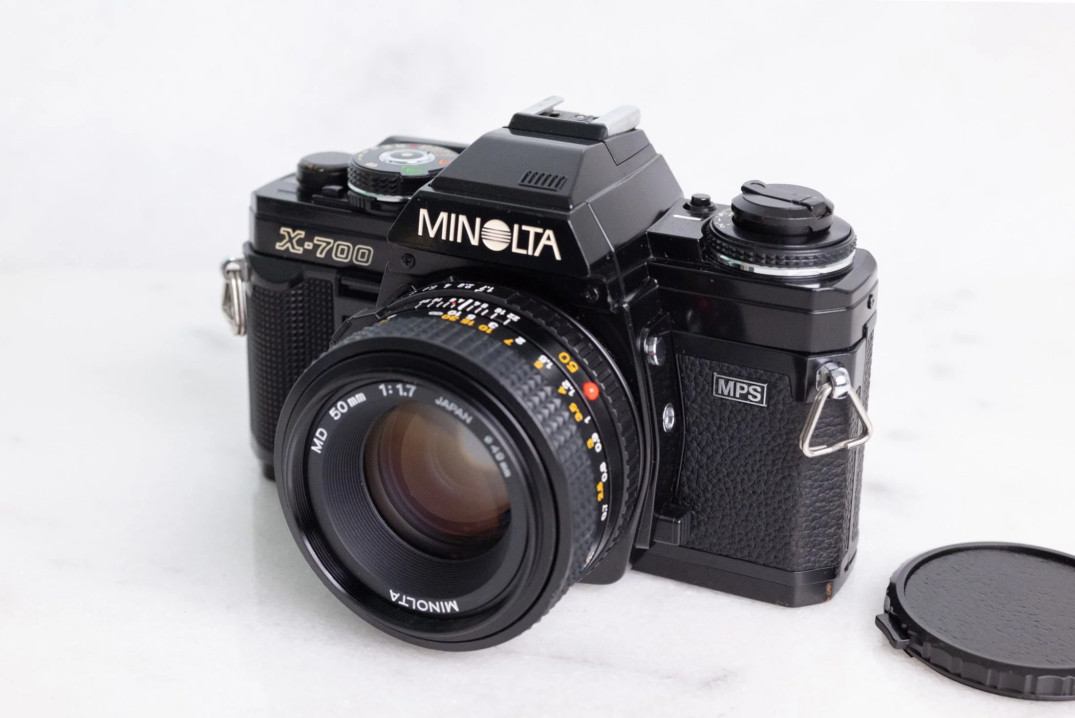 Minolta X-700 35mm Film SLR Camera with Minolta MD 50mm F/1.7 Fast